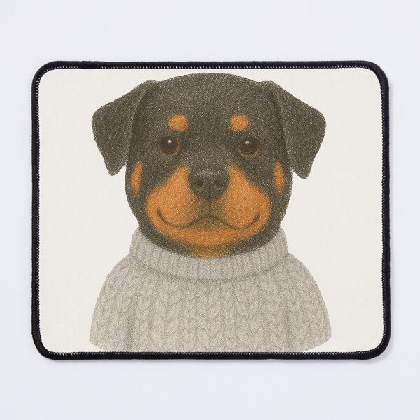 Item preview, Rottweiler in Cozy Knit Sweater designed and sold by Patternicity.