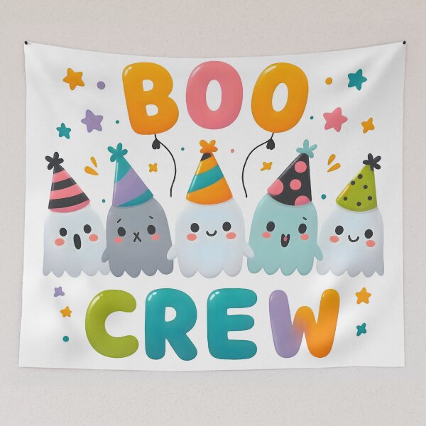 Item preview, ghost, halloween, boo crew designed and sold by TrueArtVibes.