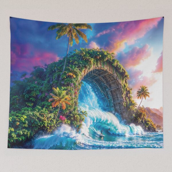 Item preview, Ancient Tropical Stargate - a surfers paradise designed and sold by AngelottiCR.