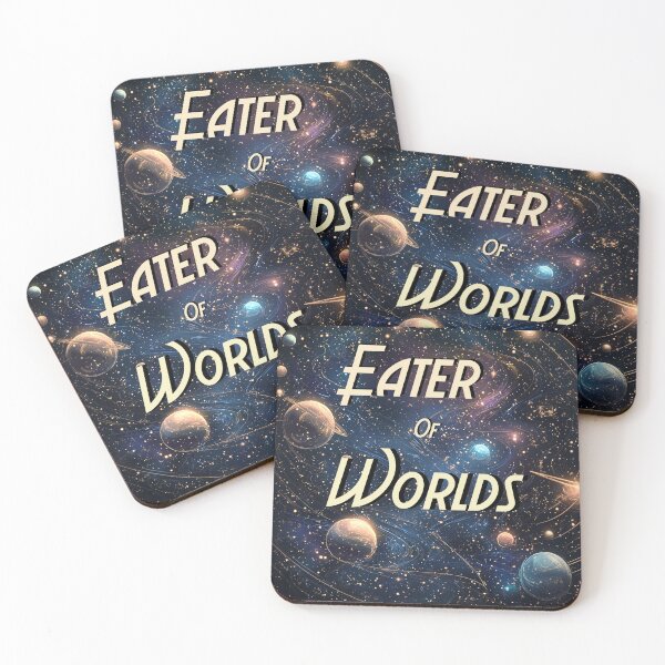 Item preview, Eater of Worlds – Vintage Space Fantasy Universe Design designed and sold by Digital WereWolf .