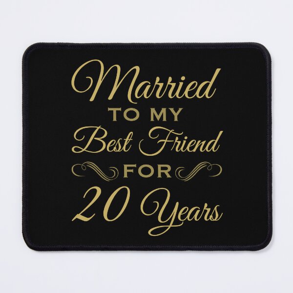 Item preview, 20th Wedding Anniversary Best Friend designed and sold by thepixelgarden.
