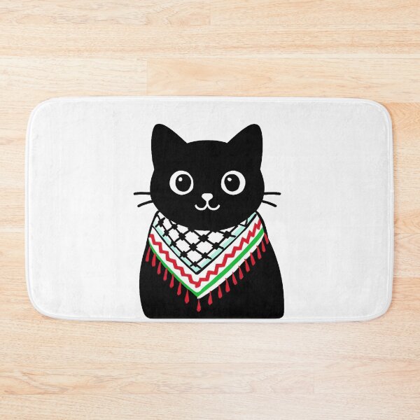 Item preview, Cat wearing the keffiyeh designed and sold by FreshArtFusion.