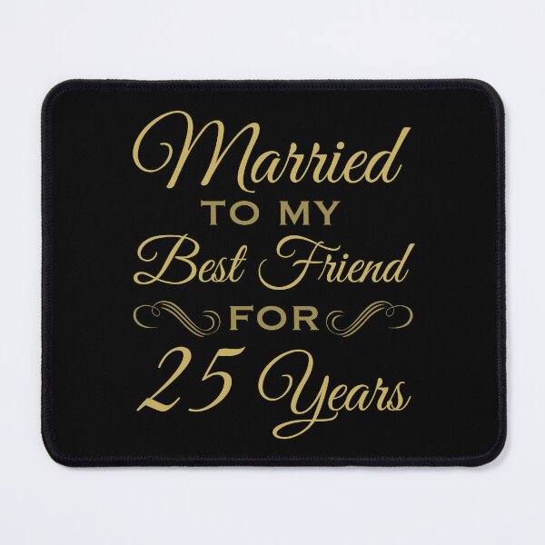 Item preview, 25th Wedding Anniversary Best Friend designed and sold by thepixelgarden.