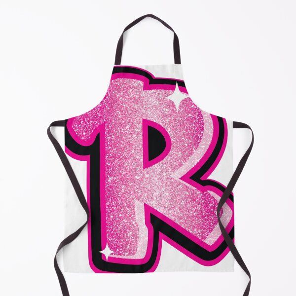 Item preview, Glitter Pink R Initial Sticker designed and sold by LazyCreativeCo.