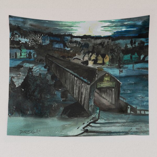 Item preview, Covered Bridge - Hartland's Worlds longest Covered Bridge designed and sold by Dureall Ramsdell.