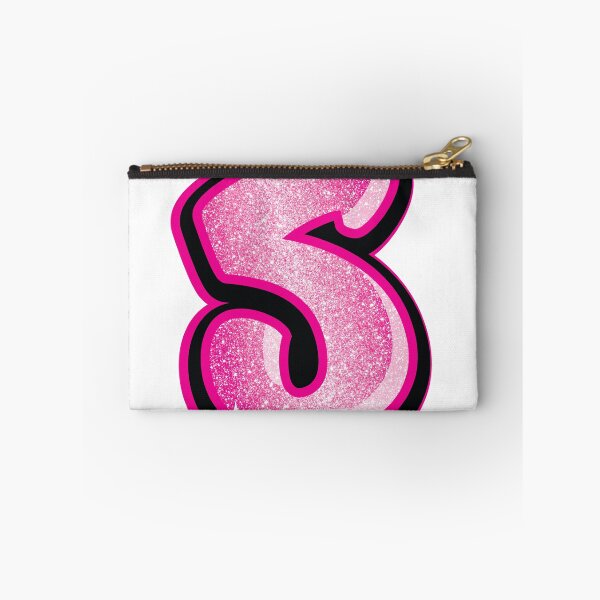 Item preview, Glitter Pink S Initial Sticker designed and sold by LazyCreativeCo.