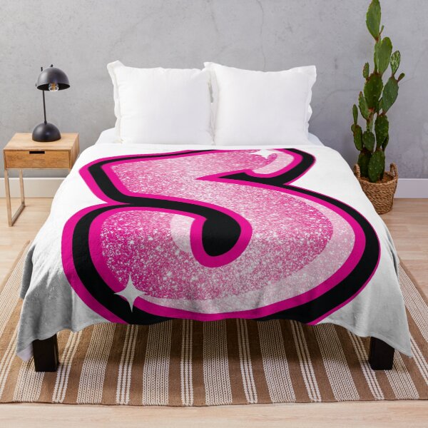 Item preview, Glitter Pink S Initial Sticker designed and sold by LazyCreativeCo.