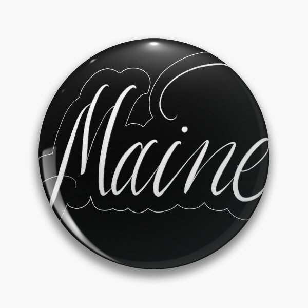 Item preview, Maine Lettering  designed and sold by CreativeSaze.