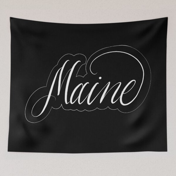 Item preview, Maine Lettering  designed and sold by CreativeSaze.