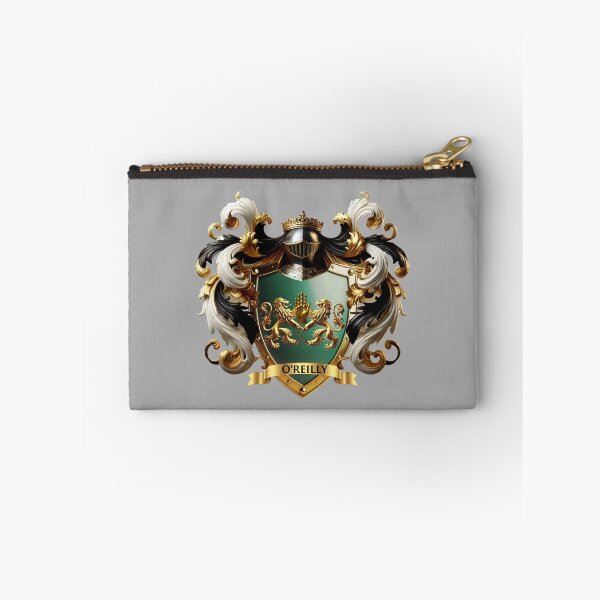 Item preview, O’Reilly Family Crest – Green Shield with Crowned Lions & Hand designed and sold by Highlandkings.