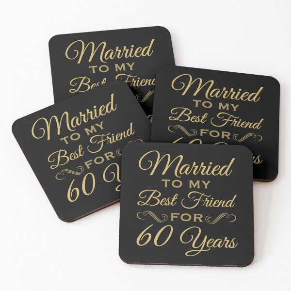 Item preview, 60th Wedding Anniversary Best Friend designed and sold by thepixelgarden.