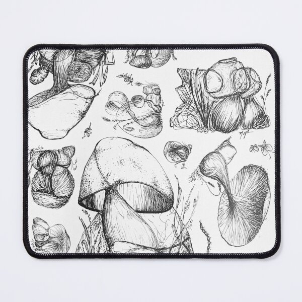 Item preview, Mushroom Illustrations designed and sold by HGeanArt.