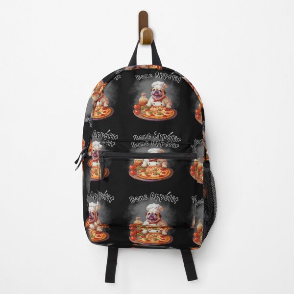 Item preview, Bone Appetit Cute Dog And Pizza designed and sold by Lovemountain.