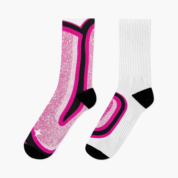 Item preview, Glitter Pink U Initial Sticker designed and sold by LazyCreativeCo.