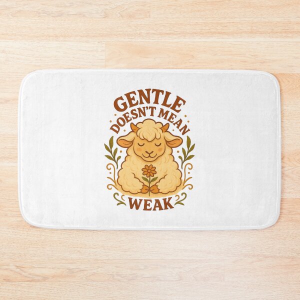 Item preview, Gentle Doesn’t Mean Weak – Soft Sheep Empowerment Design designed and sold by Lacritsa .