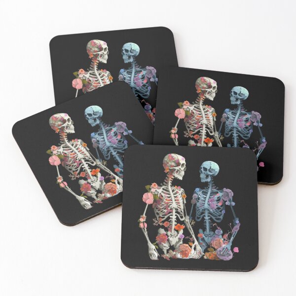 Item preview, Skeleton Couple with Inner Blossom designed and sold by BetOova.