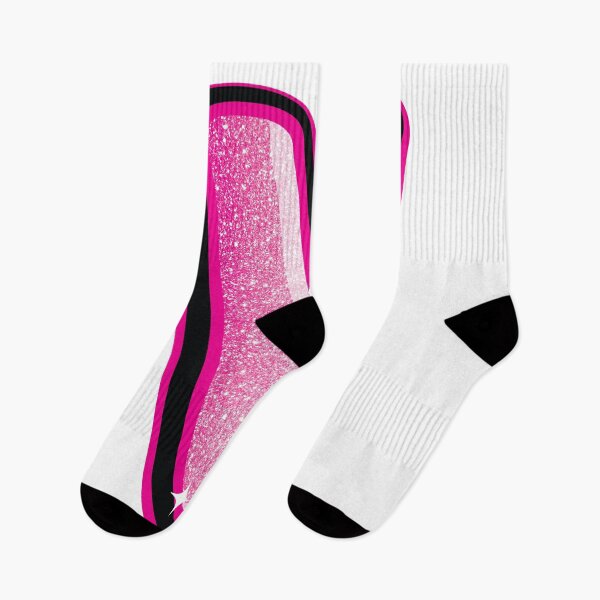 Item preview, Glitter Pink V Initial Sticker designed and sold by LazyCreativeCo.