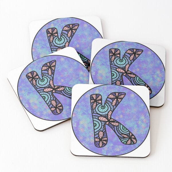 Item preview, “K” Sticker designed and sold by DyanasTreasures.