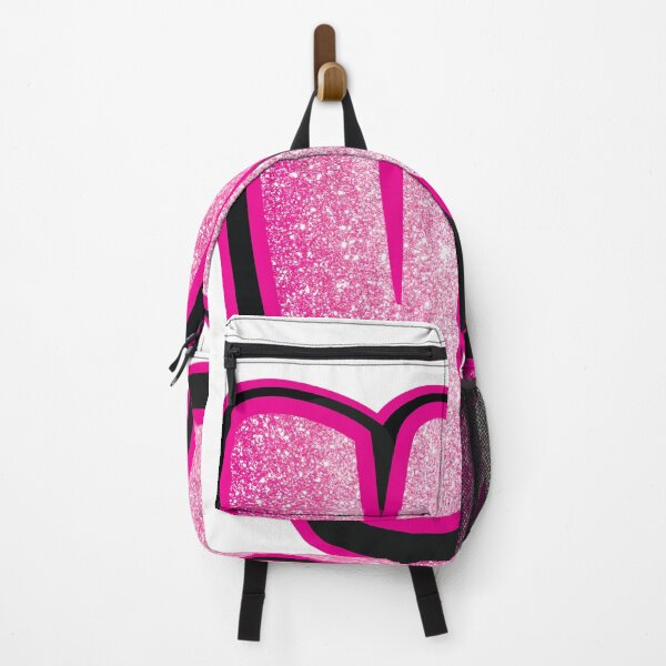 Item preview, Glitter Pink W Initial Sticker designed and sold by LazyCreativeCo.