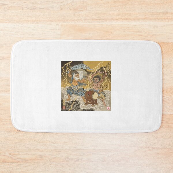 Item preview, Japanese Gods of the Storm: Depiction of Raijin and Fujin designed and sold by schwa24jpn.