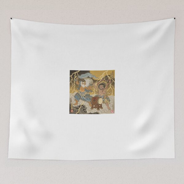 Item preview, Japanese Gods of the Storm: Depiction of Raijin and Fujin designed and sold by schwa24jpn.