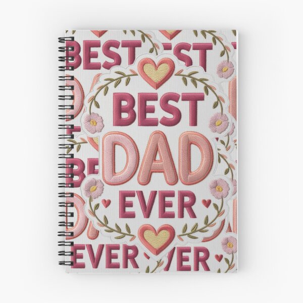 Item preview, Best Dad Ever Embroidered Patch Design designed and sold by ArtDesignTp.