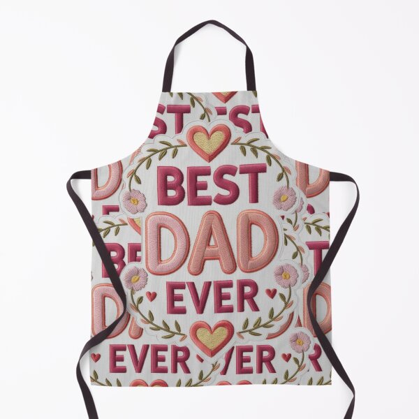 Item preview, Best Dad Ever Embroidered Patch Design designed and sold by ArtDesignTp.