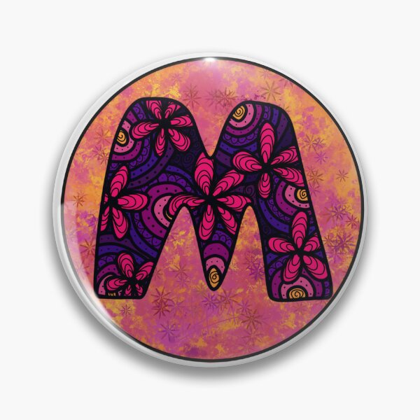 Item preview, “M” Sticker designed and sold by DyanasTreasures.