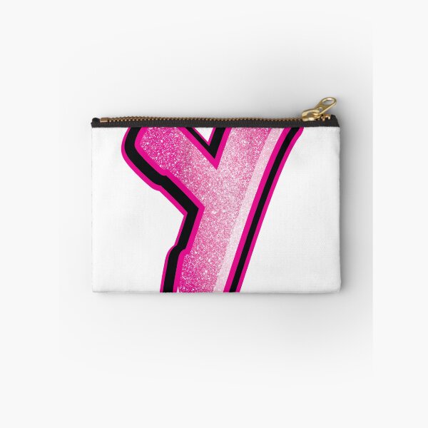 Item preview, Glitter Pink Y Initial Sticker designed and sold by LazyCreativeCo.