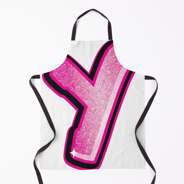 Item preview, Glitter Pink Y Initial Sticker designed and sold by LazyCreativeCo.