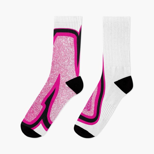 Item preview, Glitter Pink M Initial Sticker designed and sold by LazyCreativeCo.