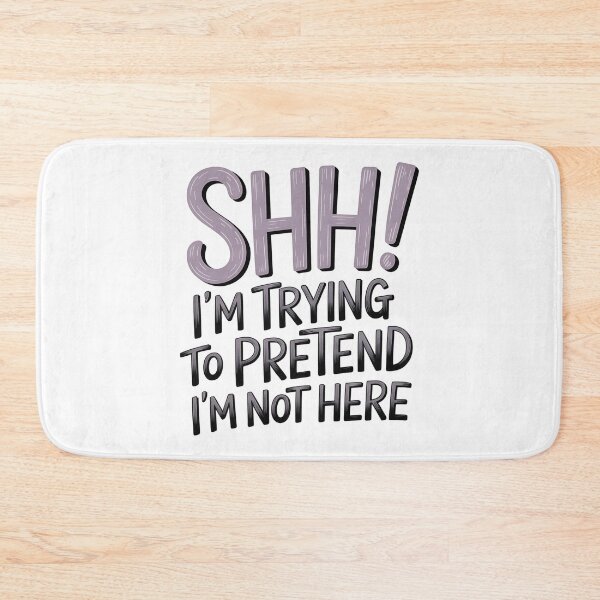 Item preview, Shh Quirky Introvert Humor  designed and sold by Bliss Find And Design.