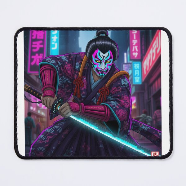 Item preview, Cyber Kabuki Actor in Neon Streets designed and sold by schwa24jpn.