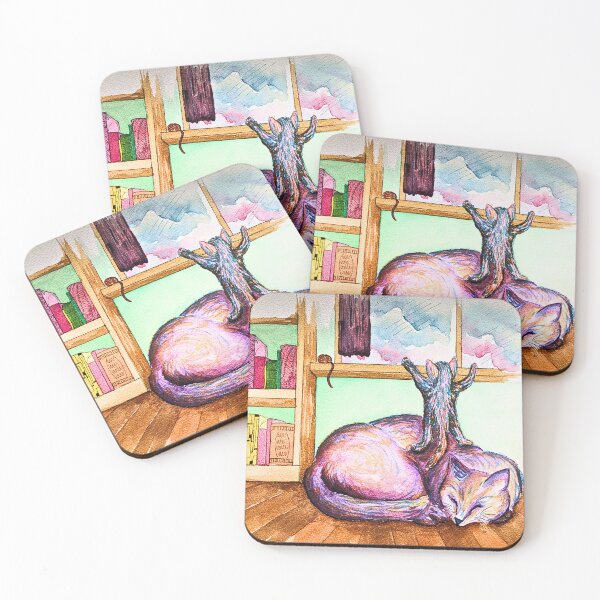 Item preview, Mama Cat and Kitten designed and sold by HGeanArt.