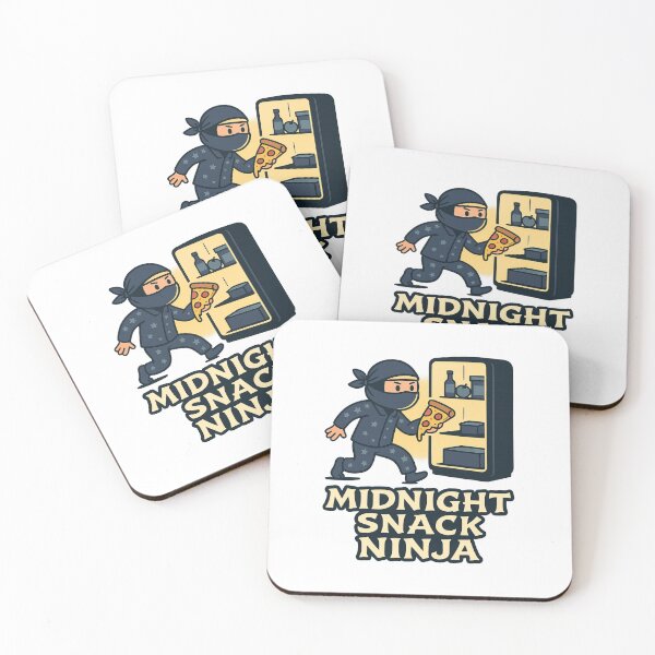 Item preview, Midnight Snack Ninja – Late Night Pizza Raid designed and sold by ⭐Anistore⭐.