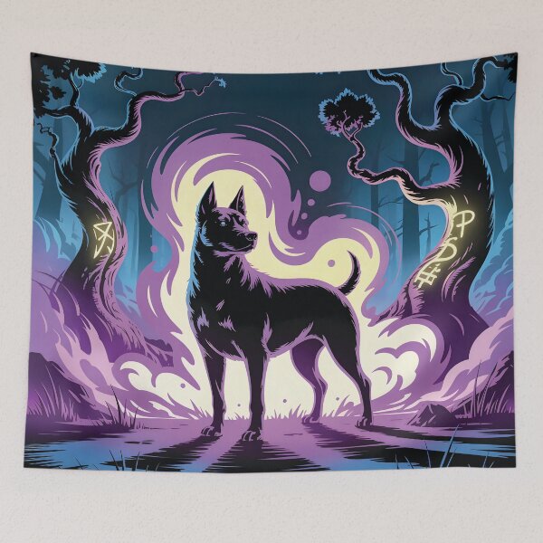 Item preview, Dog in the haunted forest designed and sold by Marcu Ioachim.