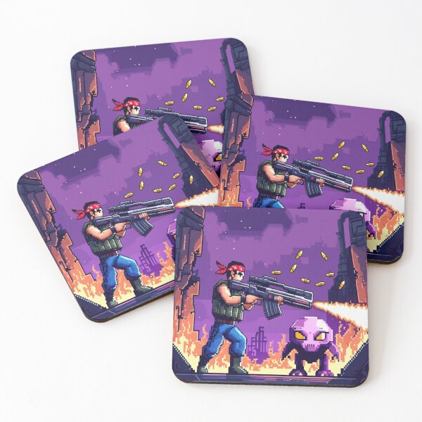 Item preview, Retro Hero vs Alien Menace designed and sold by PortalGamerArt.