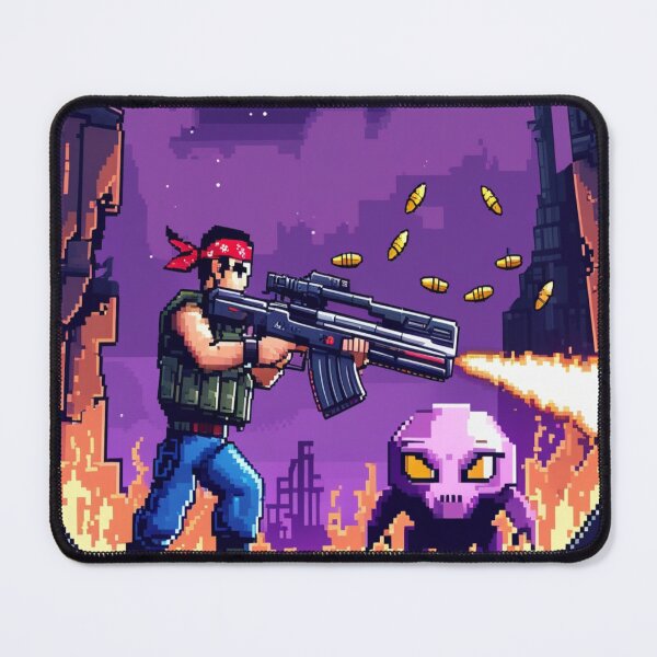 Item preview, Retro Hero vs Alien Menace designed and sold by PortalGamerArt.