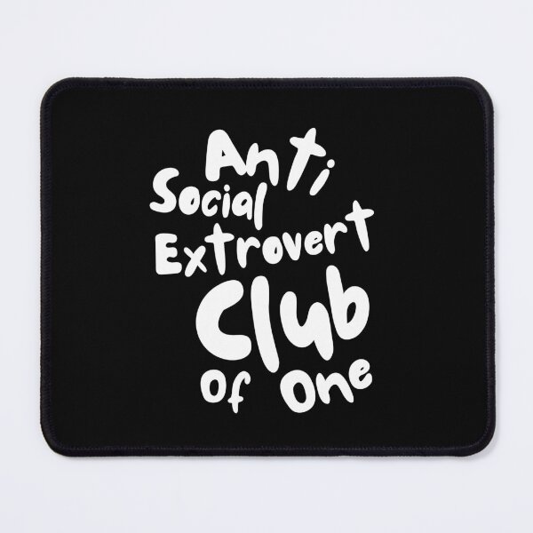 Item preview, Anti Social Extrovert Club of One designed and sold by QWTees.