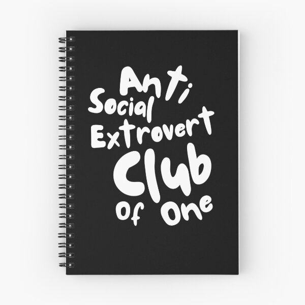 Item preview, Anti Social Extrovert Club of One designed and sold by QWTees.