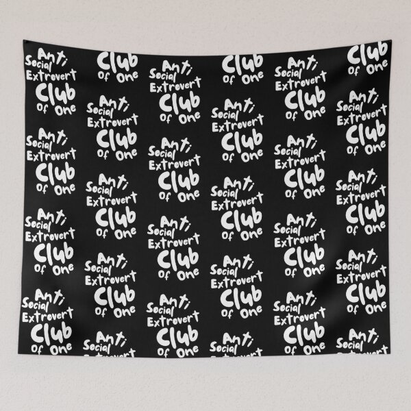 Item preview, Anti Social Extrovert Club of One designed and sold by QWTees.