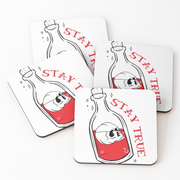 Artikelvorschau, Bleib treu Skelett in einer Flasche entworfen und verkauft von LazyCreativeCo.