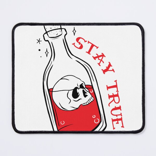 Item preview, Stay True Skeleton in a Bottle designed and sold by LazyCreativeCo.