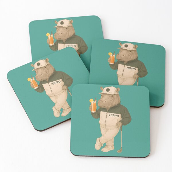 Item preview, Funny Golfing Animals - Hippo designed and sold by VISIONARTIST.