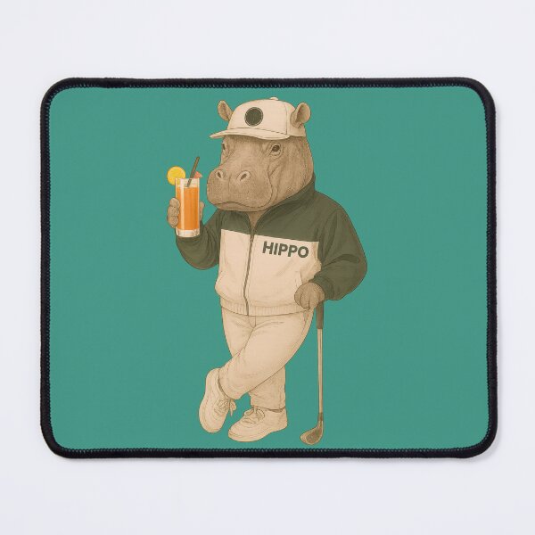 Item preview, Funny Golfing Animals - Hippo designed and sold by VISIONARTIST.