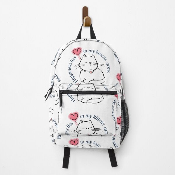 Item preview, happiness lies in my kittens arms designed and sold by Taloory.