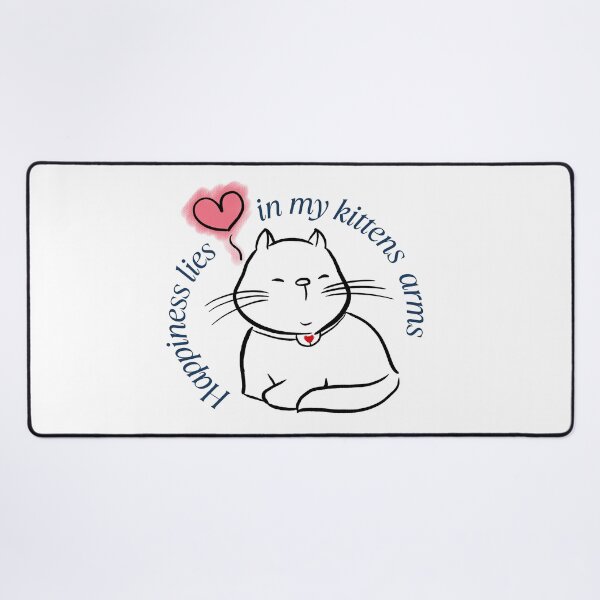 Item preview, happiness lies in my kittens arms designed and sold by Taloory.