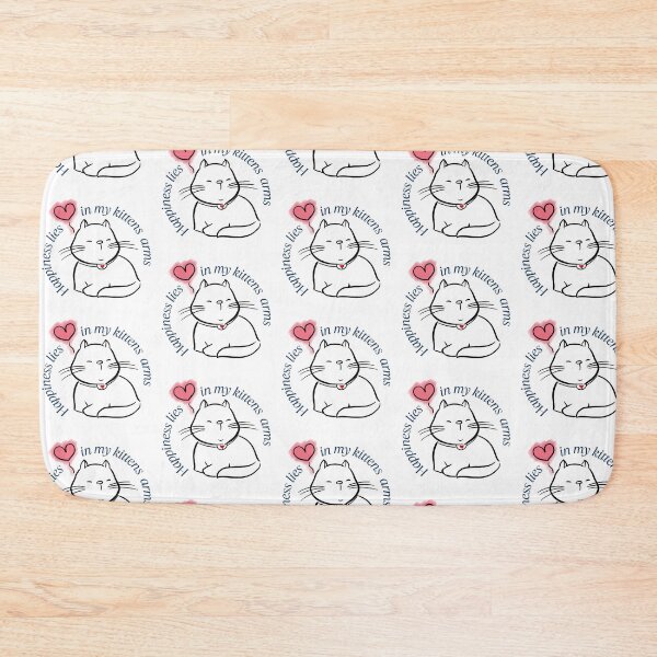 Item preview, happiness lies in my kittens arms designed and sold by Taloory.