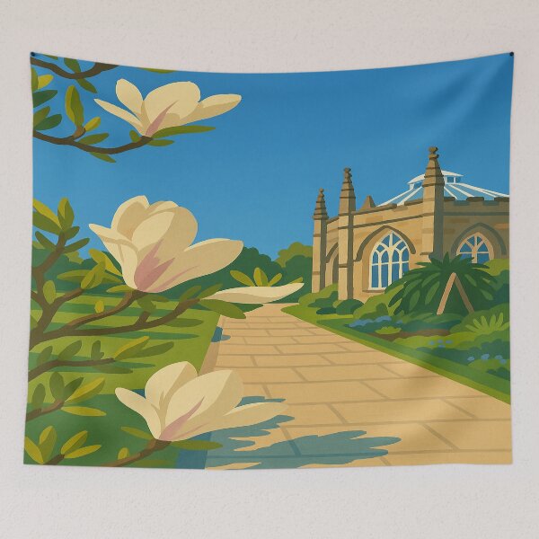Item preview, Magnolia Meanders: A Gothic Garden Illustration designed and sold by McGax.
