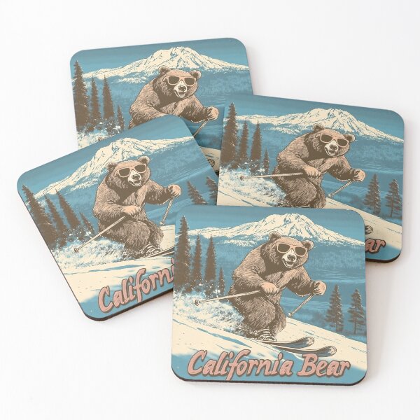 Item preview, Skiing Bear designed and sold by juleseastbitch.